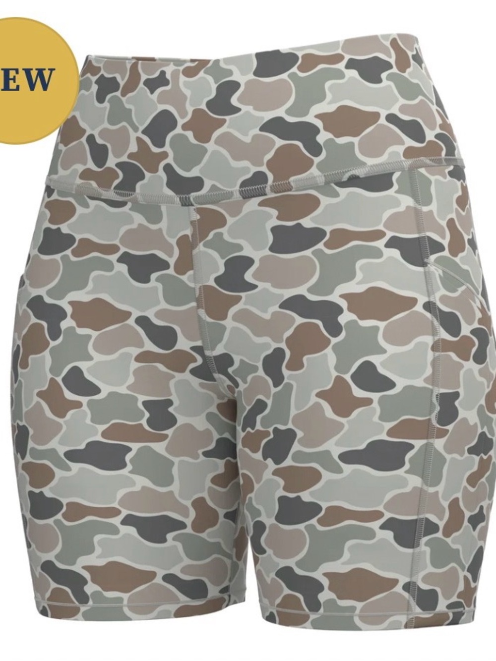 Camo Biker Shorts